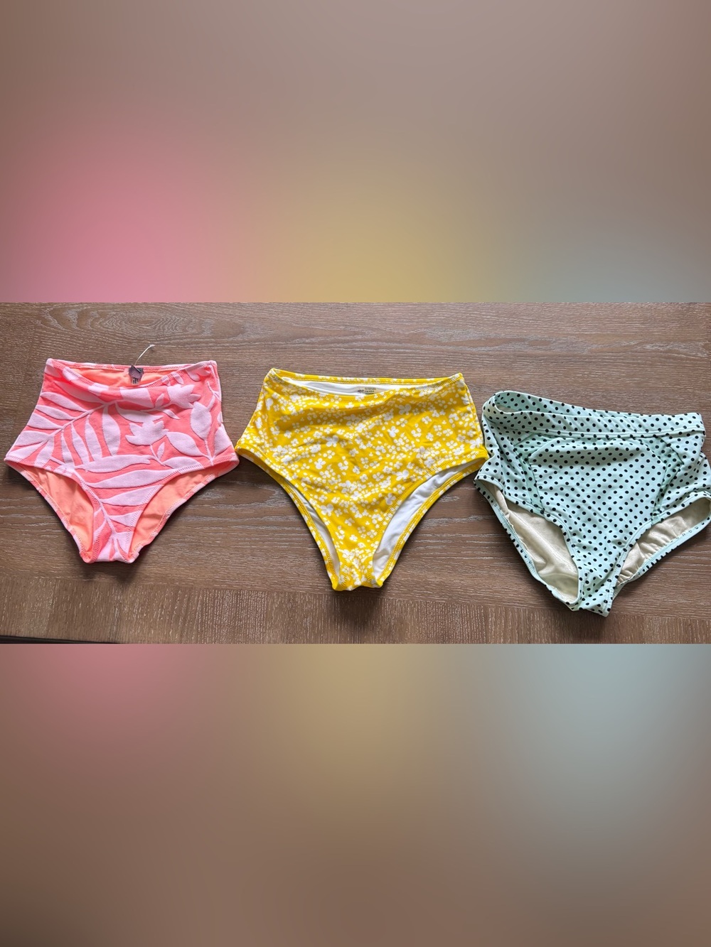 3 bikini bottoms